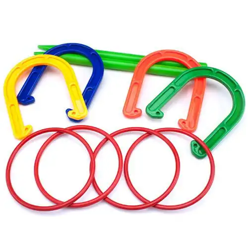 

Horseshoes & Ring Toss Set, Indoor & Outdoor