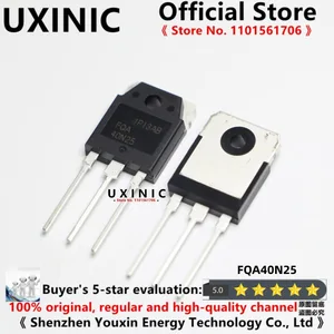 UXINIC 10pcs/LOT  100% New Imported OriginaI FQA40N25 40N25 TO-3P Field Effect Transistor 40A 250V