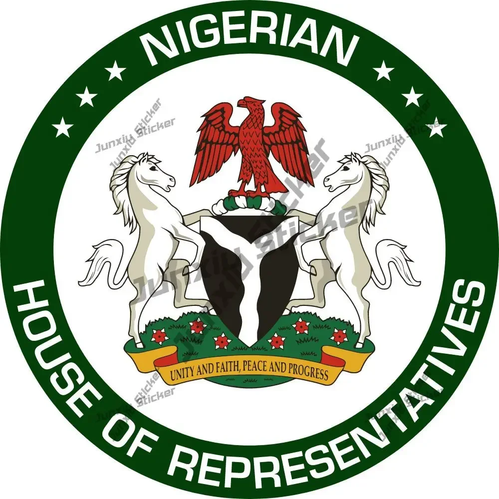 Наклейка с гербом Нигерии герб представителей Нигерии-наклейка флагом-эмблемой