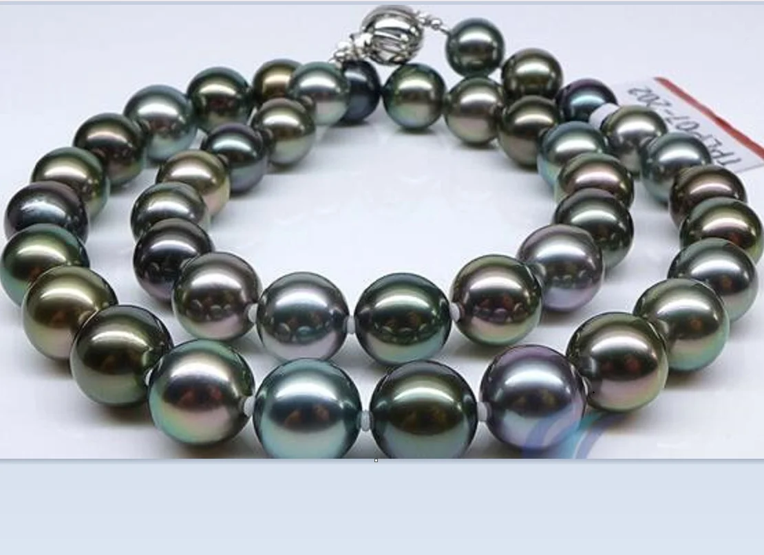 Женское колье с подвеской из серебра 925 пробы 12-14 мм