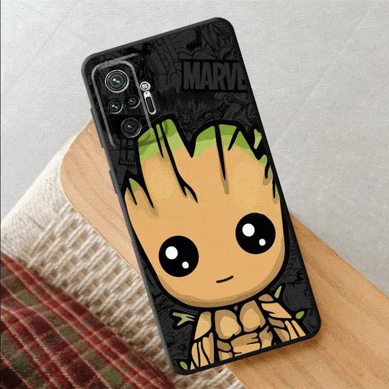 Чехол для телефона Marvel Deadpool Groot Xiaomi Redmi Note 7 8 T S 10 11 12 Pro ProPlus 13