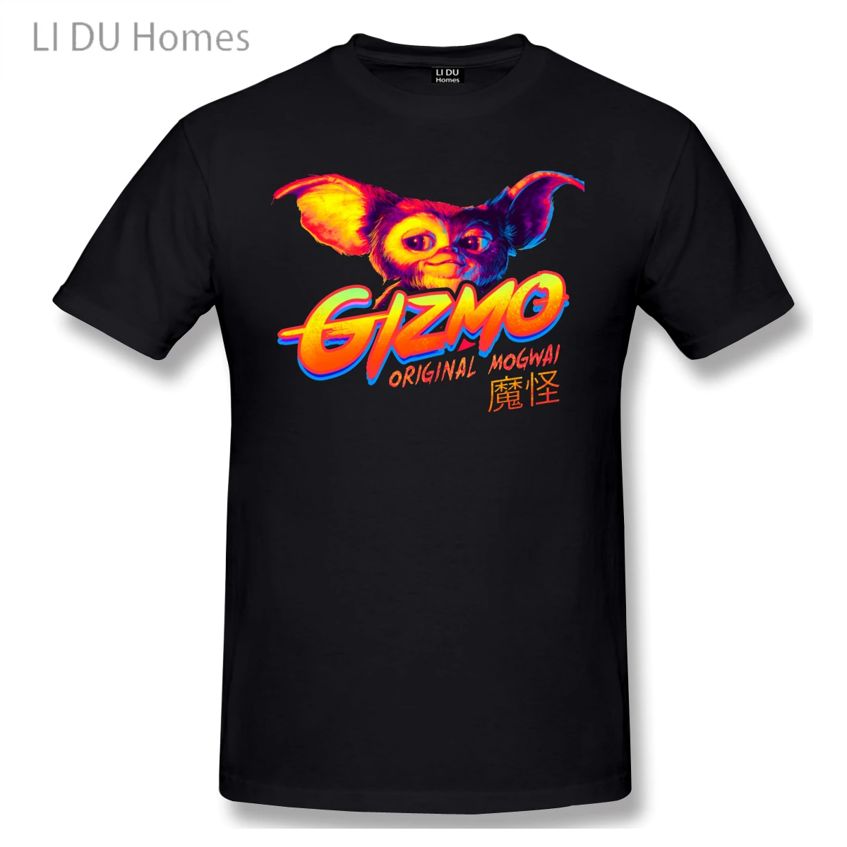 

LIDU Retro Gizmo Original Mogwai Gremlins 80s T Shirt Plus Size Cotton Short Sleeve Custom Tshirt
