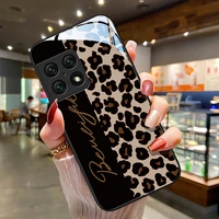 leopard print tempered glass case for oneplus 9 pro luxury bumper on oneplus 10 pro 9rt 5g 9r 8t 8 7 7t 6t phone cover fundas