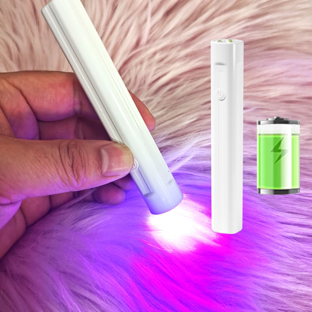 

Mini UV Light for Gel Nails Small UV Nail Lamp Handheld LED Portable Cordless USB Nail Dryer Lamp for Fast Curing Gel Polish