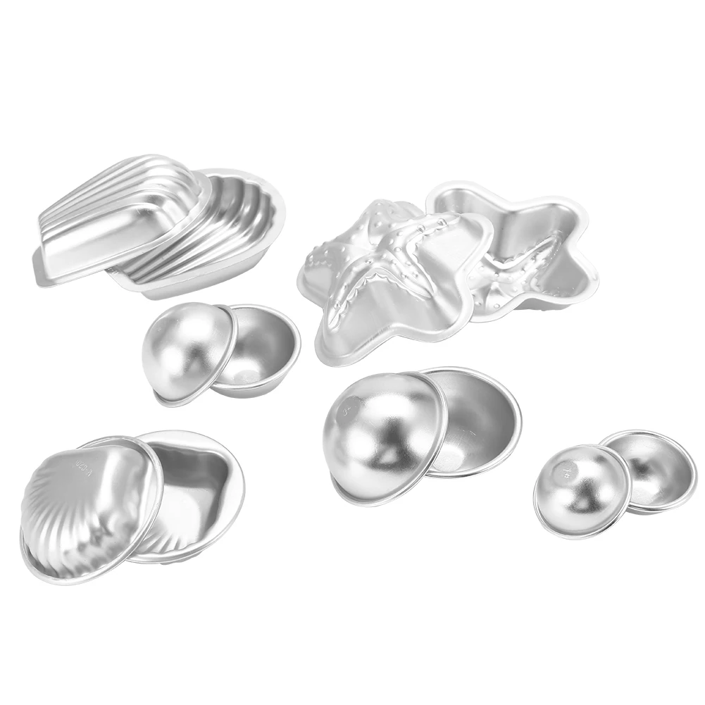 

Handmade Aluminium Alloy Bath Bomb Molds Fizzy Crafting DIY Cake Mould Tools