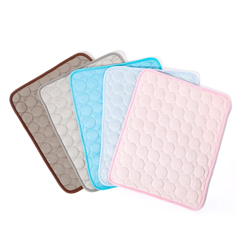 

Pet Cooling Pad for Dog Cat Rabbit Sleep Accessories Simple Solid Color Mat for Animal Summer Supplies