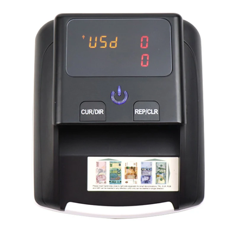 

Portable AL-130 Mini Money Counter Counterfeit Bill Detector Automatic Money Detection Banknote Paper Currency Counter