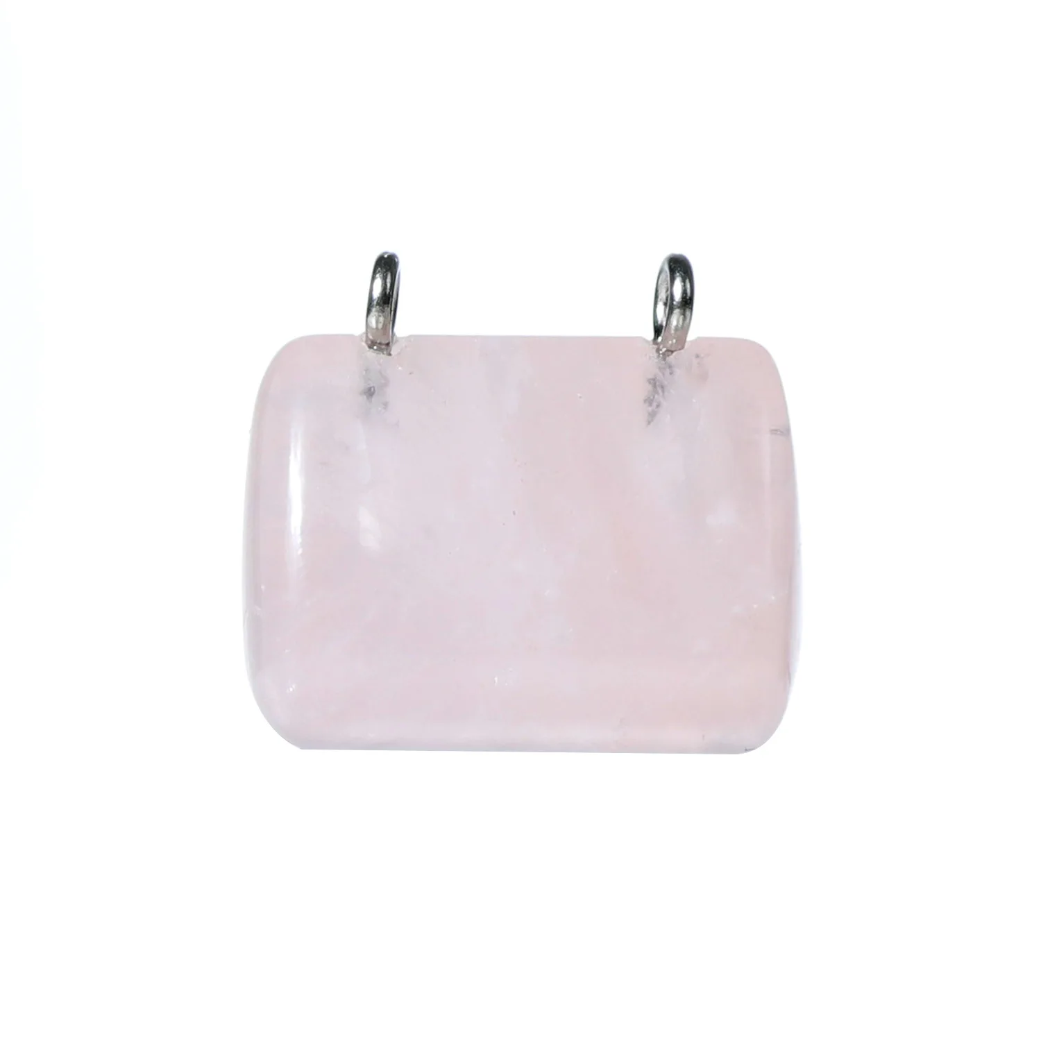 12pcs Natural Stone Mini Bag Pendant Amethyst Rose Quartz Crystal Security Slot Charms Women Jewelry Gift