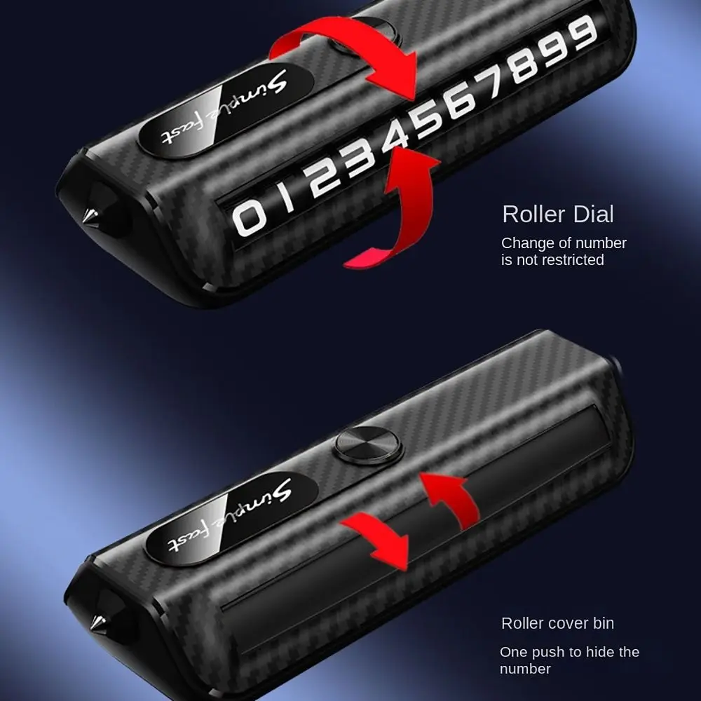 Роликовый циферблат автомобильная телефонная карта с выключателем для окна