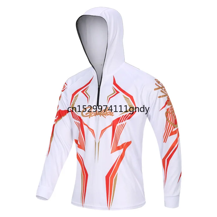 

2023 мужские спортивные рубашки для рыбалки на открытом воздухе с длинным рукавом и молнией, Женская дышащая одежда для рыбалки, одежда для ве...