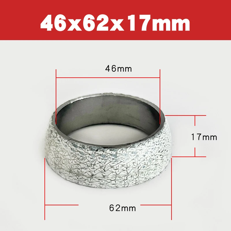 

1 шт., диаметр 35 мм-75 мм, автомобильный глушитель, прокладка выхлопной трубы, уплотнительное кольцо, фланец выхлопной трубы, пончик, прокладка, уплотнительное кольцо глушителя