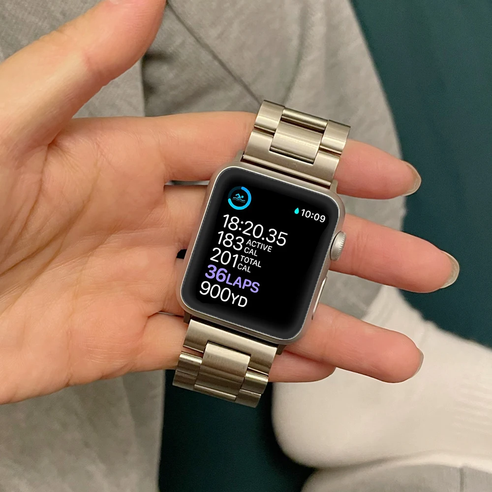 For Apple Watch Small waist Stainless Steel Bracelet Strap Series7 6 5 4 3 2 Band Strap 40mm 44mm 42mm  for iWatch Band 4 3 38mm