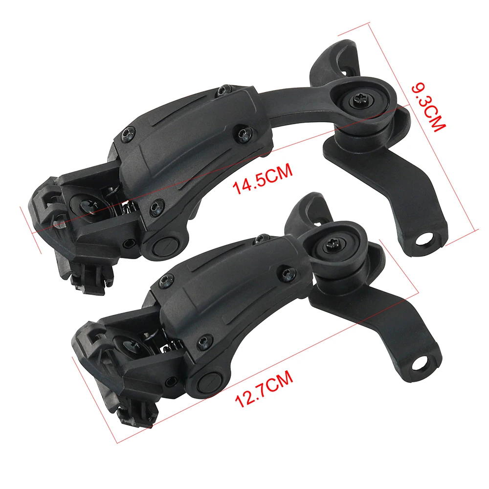 Tactical Headset Helmet Mount Kit ARC Rail Adapter for EARMOR M31-Mark3/M32-Mark3/M31X/M32X Military Headset electronic earmuffs