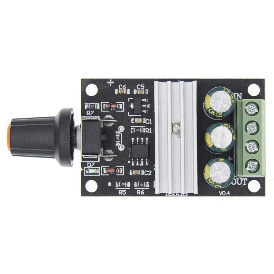 

1pcs DC 6V 12V 24V 28VDC 3A 80W PWM Motor Speed Controller Regulator Adjustable Variable Speed Control With Potentiometer Switch