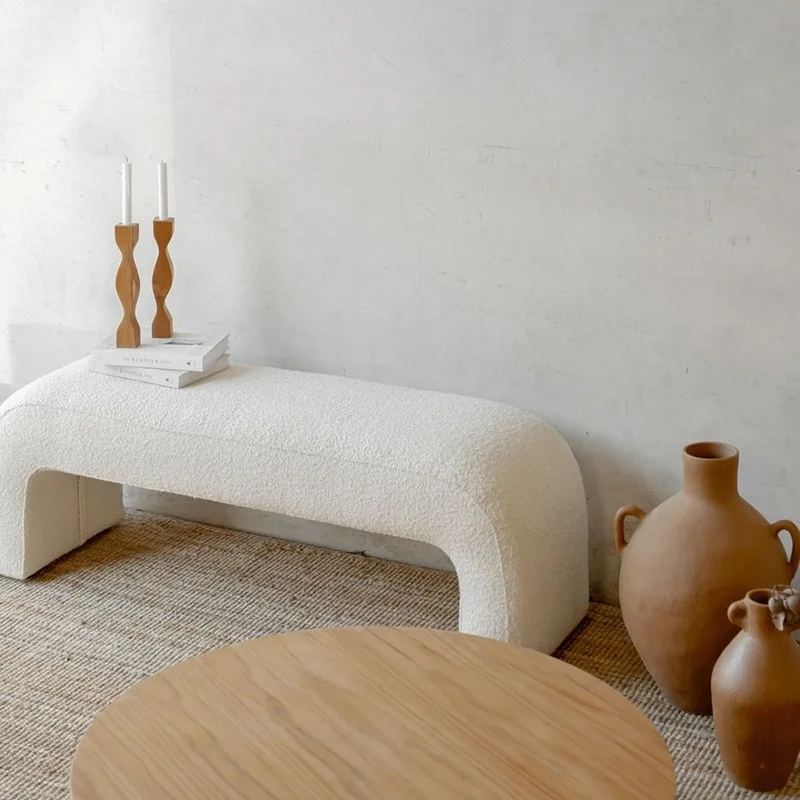

Modern Simple Living Room Sofa Household Bench Russian Nordic Shoe Stool Light Luxury Bed Tail Bedroom Makeup Use