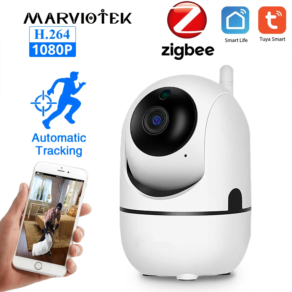 

Камера видеонаблюдения 360 с функцией слежения, Wifi