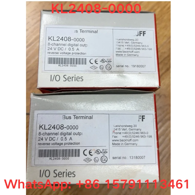 Фото Совершенно новый KL2408-0000, 10 штук в коробке, быстрая доставка. №1