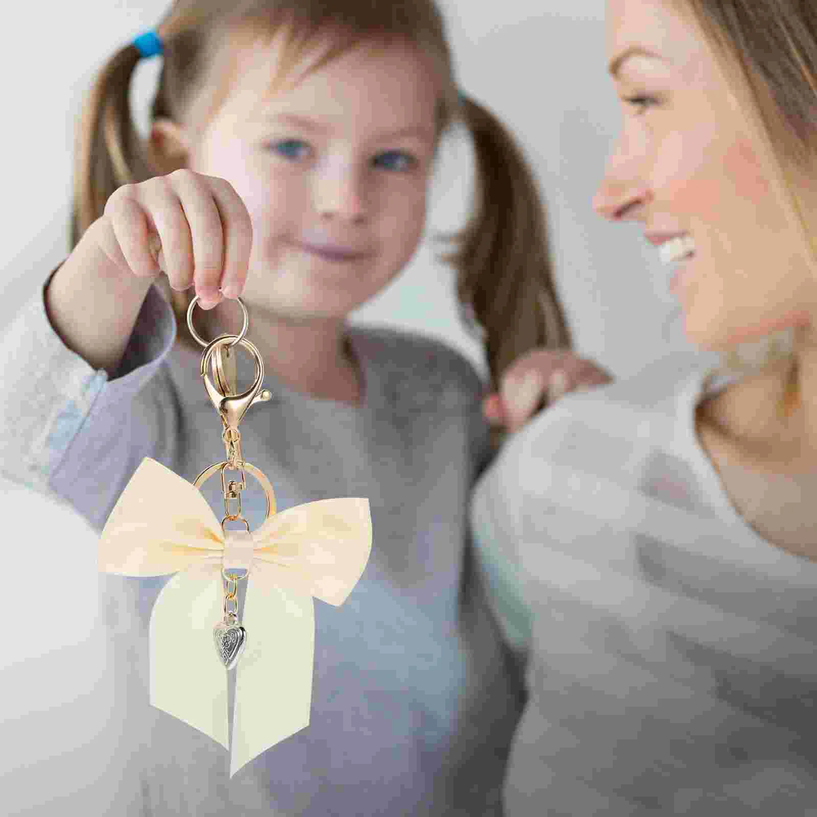 Подвески-брелок с бантом рюкзак кошельки для женщин сумка бантами бежевый сплав