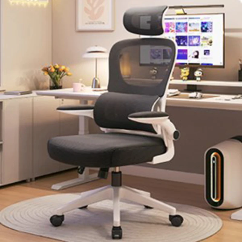 Офисное кресло для учебы эргономичное удобное компьютерное серого цвета офисная