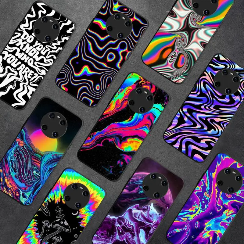 

RuiCaiCa Spiritual Psychodelic Phone Case For Huawei Y 5 Y62019 Y52018 Y92019 Luxury funda case for 9prime2019