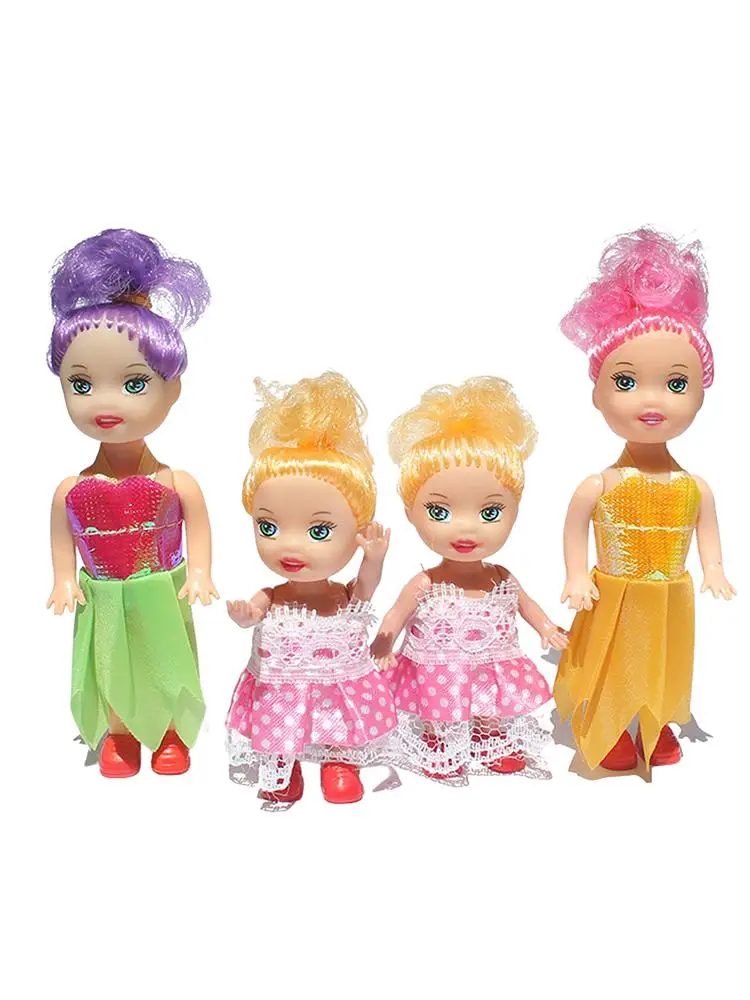 

3in Girls Toys, Miniature Pocket Princess Dolls, Girls Play Set Collection Clothes and Shoes Include