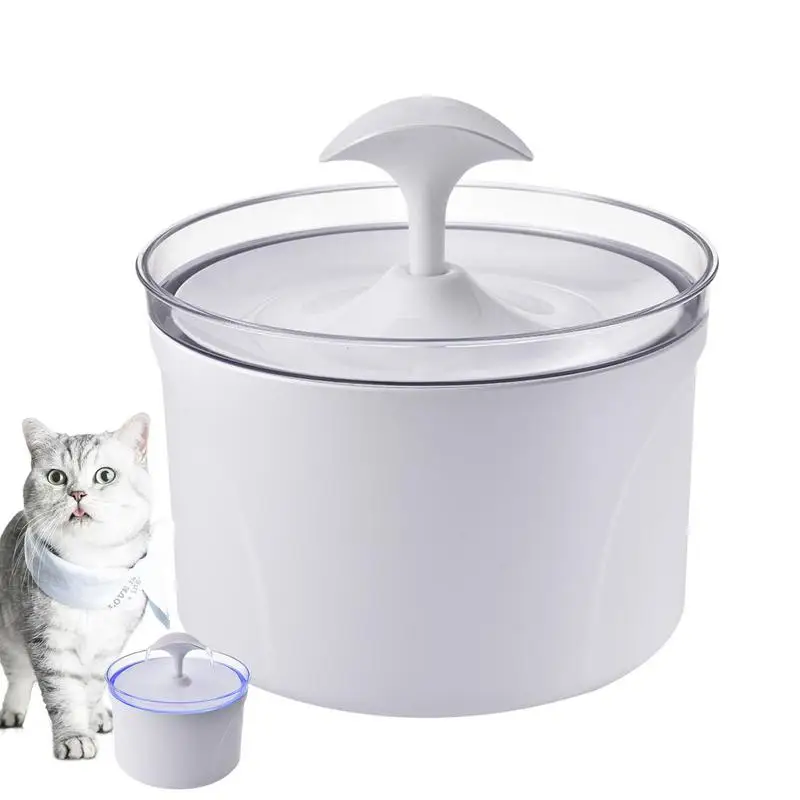 

Automatic Cat Water Fountain 2.5L Pet Water Fountain Automatic Cat Fountain Water Bowl Water Fountain For Cats Inside Quiet Cat