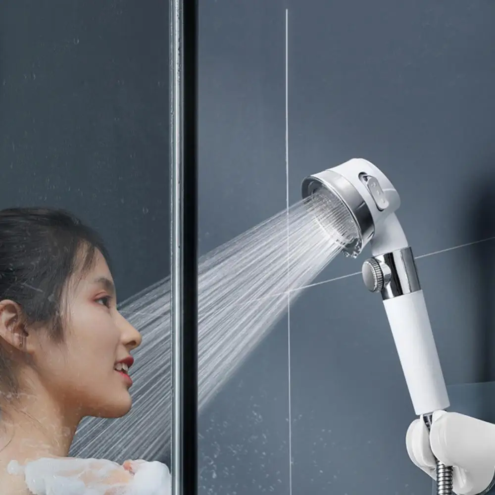 

2022 New High Quality Shower Head Water Saving High Pressure Shower Head Nozzle Built In Filter 3 Modes Adjustable Shower Head