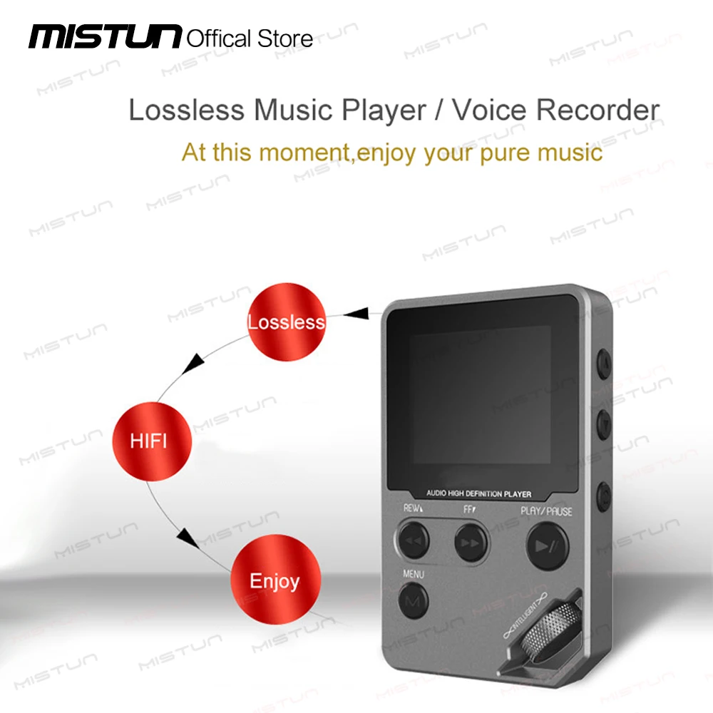 Профессиональный Hi-Fi музыкальный плеер портативный спортивный зеркальный без