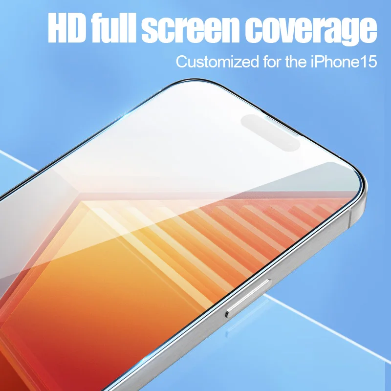 4 шт. защитная пленка из закаленного стекла для iPhone 15 14 Plus 13 12 Pro Max 11 XR XS