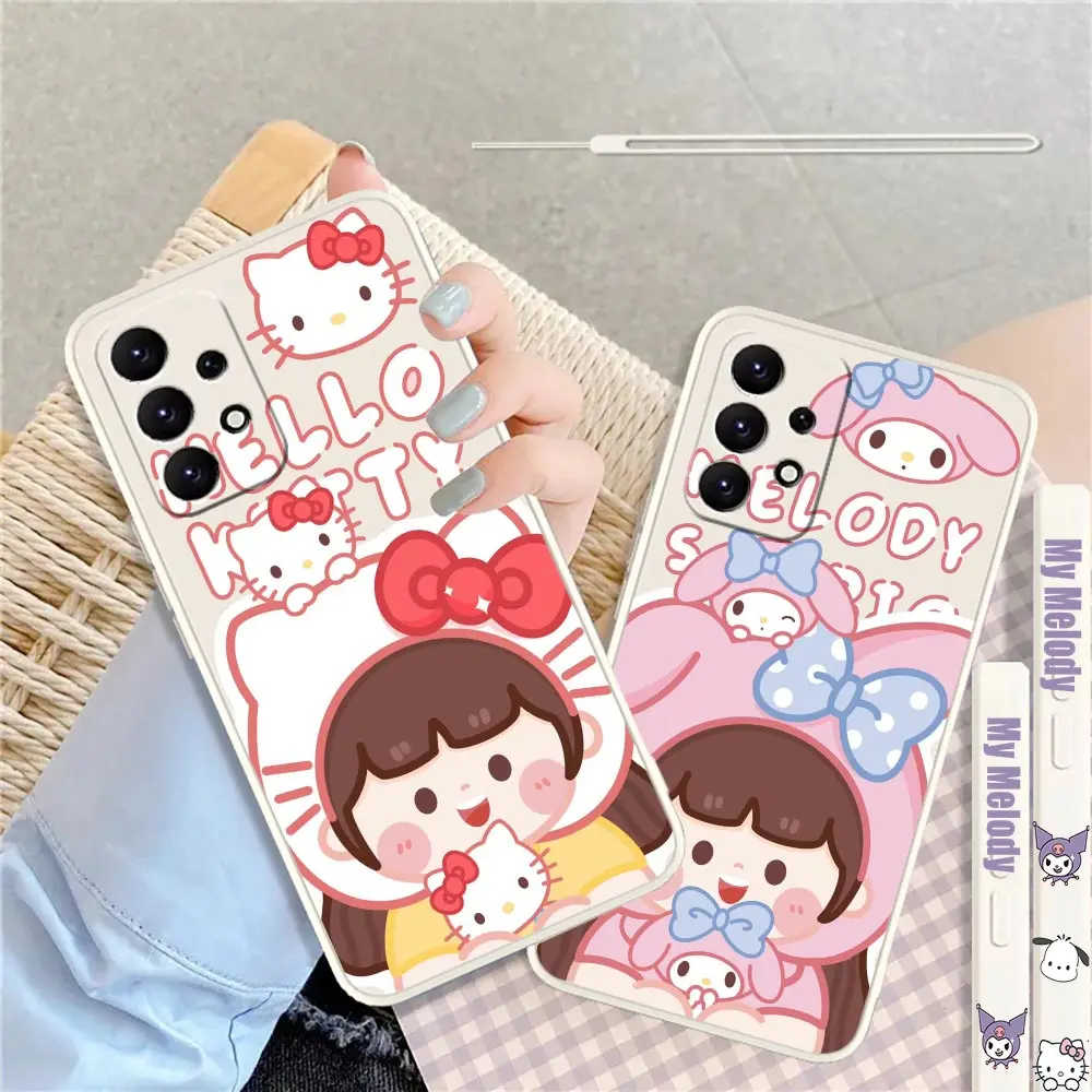 

My Melody Kitty Melody Anime Cover For Samsung A90 A80 A70 A60 A50 A50S A30S A30 A20 A20S A20E A10S A10E A10 A9 2017 2018 Case
