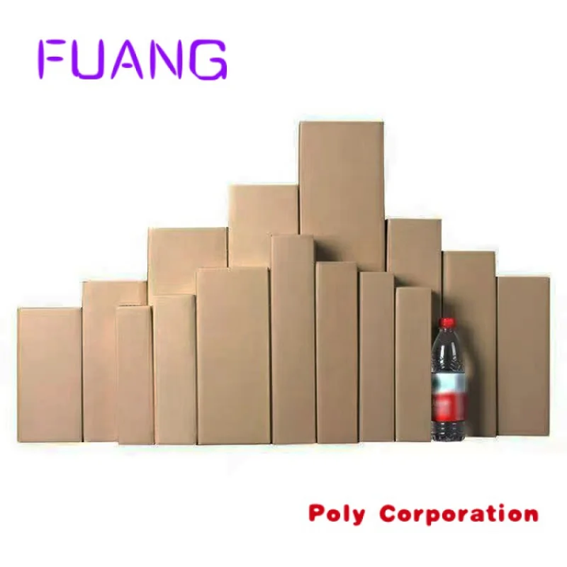 Long carton sun umbrella carton water cup express packaging box packaging rectangular corrugated cpacking box for small business