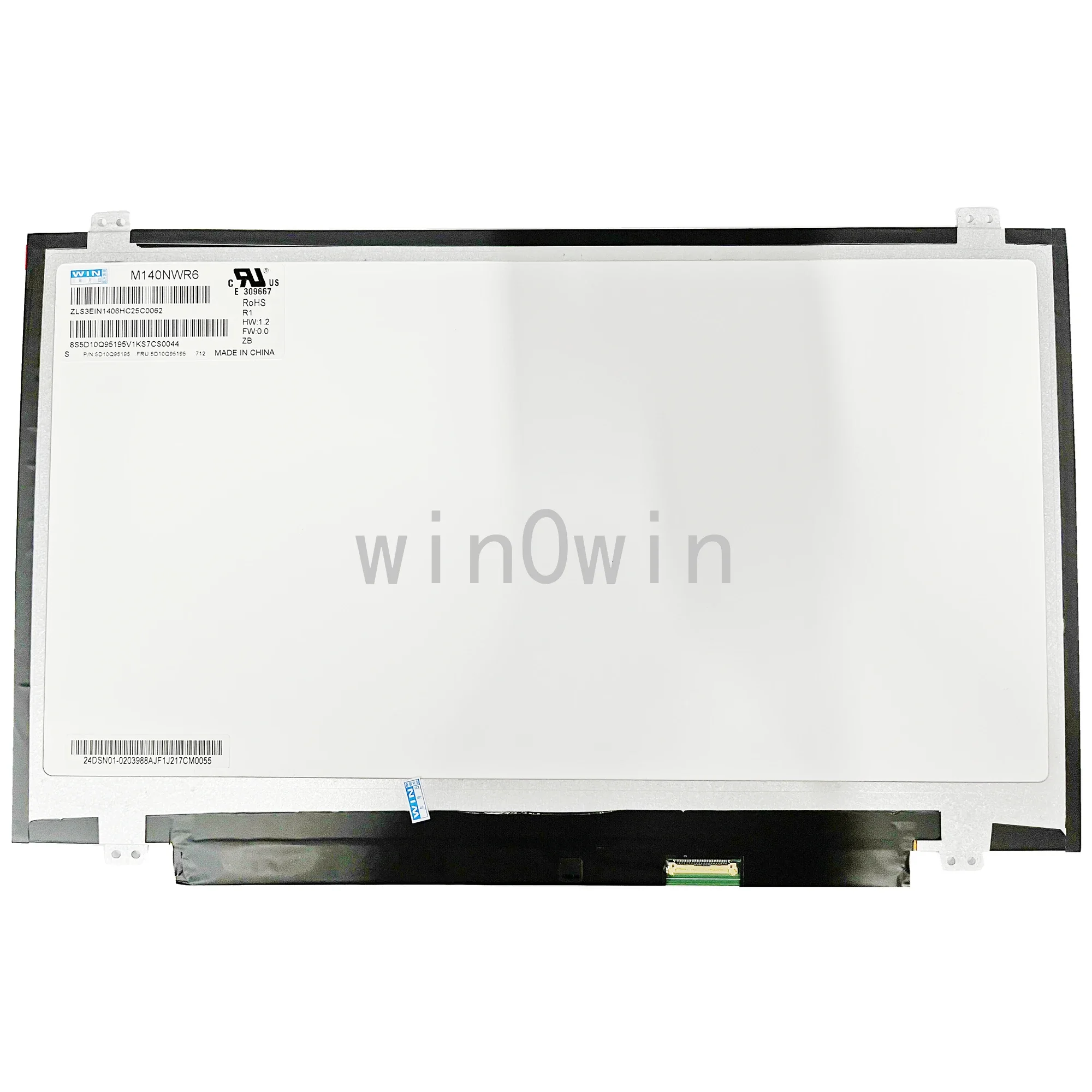 Новый 14,0-дюймовый глянцевый сменный ЖК-экран EDP LED HD для IVO M140NWR6 R1 1366×768 30pins (art.: 3920dcbc2ebc7) - 3920dcbc2ebc7