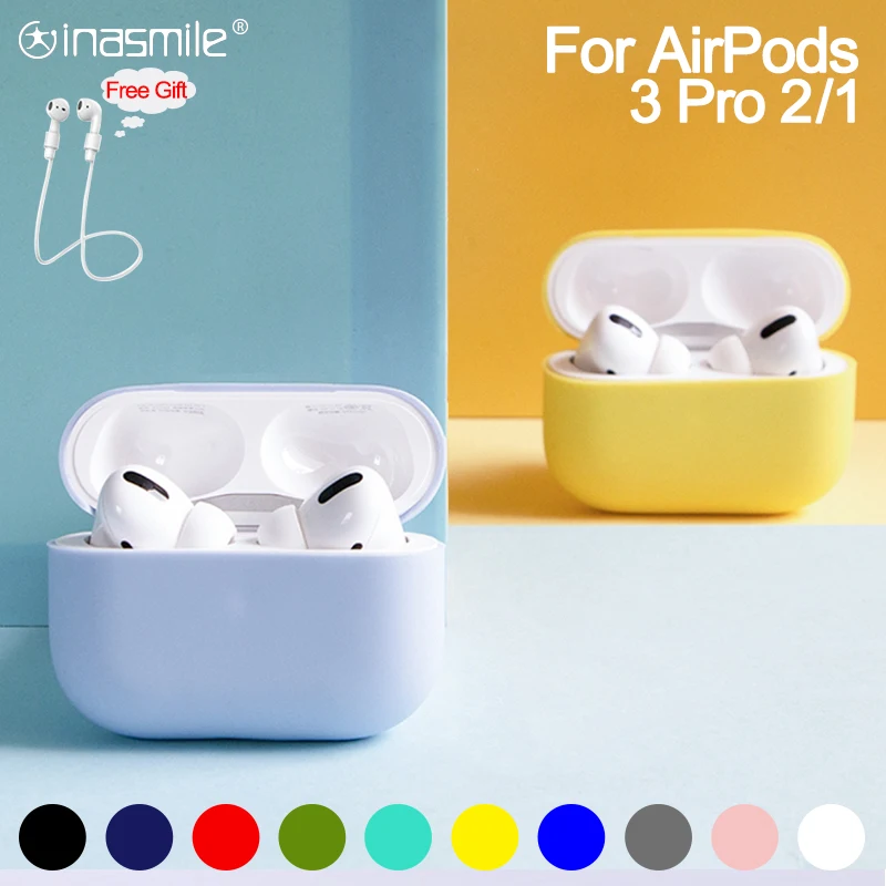 Чехол для беспроводных Bluetooth-наушников Apple Airpods 3 2 Мягкий защитный чехол Air Pods Pro