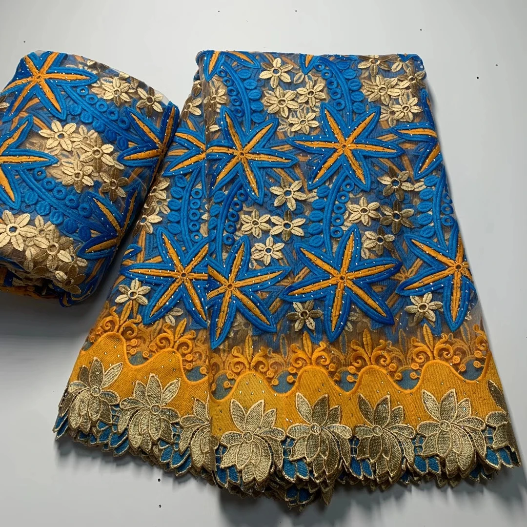 

Высокое качество, Лидер продаж, мягкая элегантная 2022 популярная французская Тюлевая кружевная ткань с камнями для вечернего платья KK232_Z