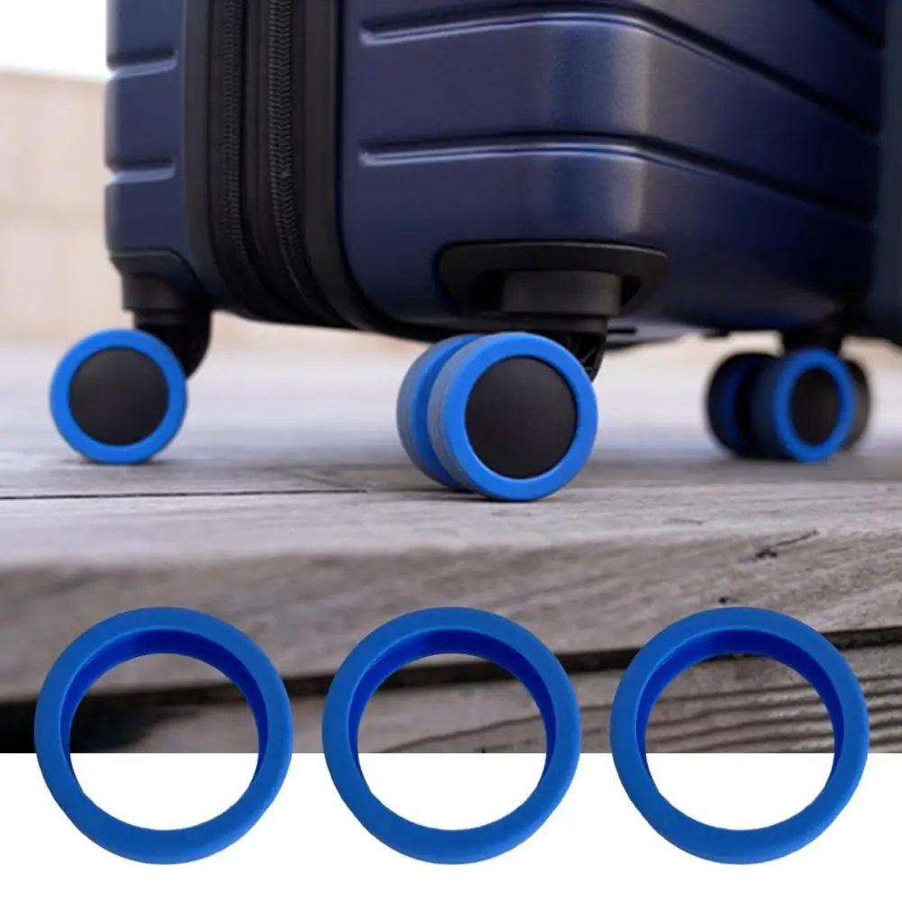 Suitcase Wheels Cover Reduce Noise Carry On Luggage Wheels C