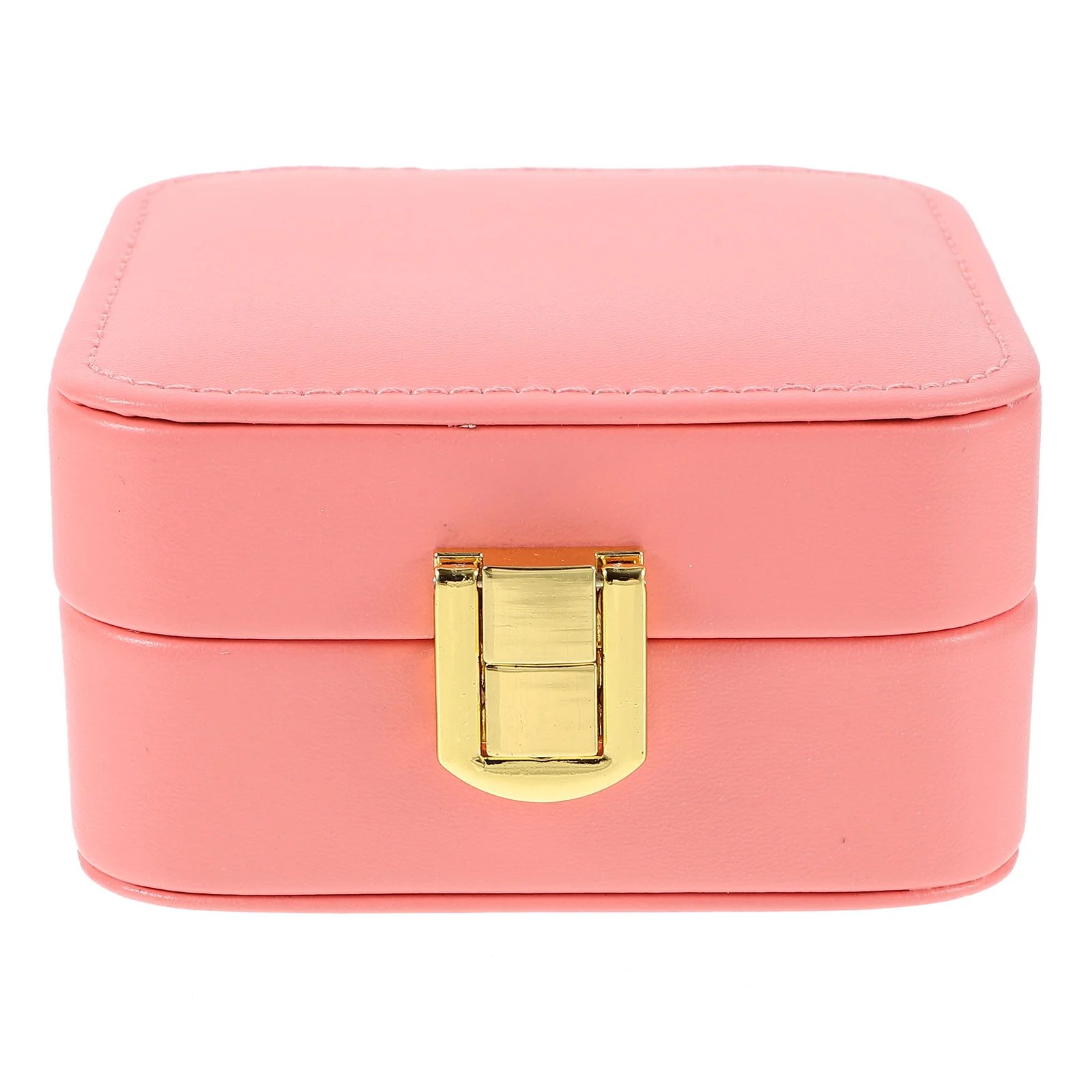 

Small Jewelry Organizer Box Portable Jewelry Storage Case Travel Jewelry Storage Box with Mirror