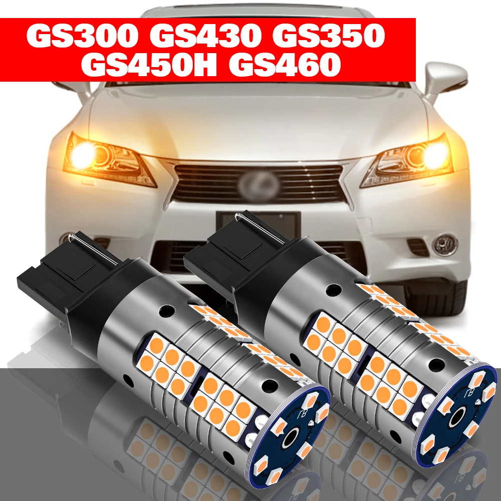 

For Lexus GS300 GS430 GS350 GS450H GS460 2000-2015 Accessories 2pcs LED Turn Signal Light 2009 2010 2011 2012 2013 2014 2015