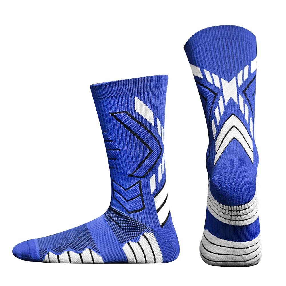 New Compression Socks Exercise Marathon Basketball Socks Breathable Soccer Cycling Sports Outdoor Socks Mens