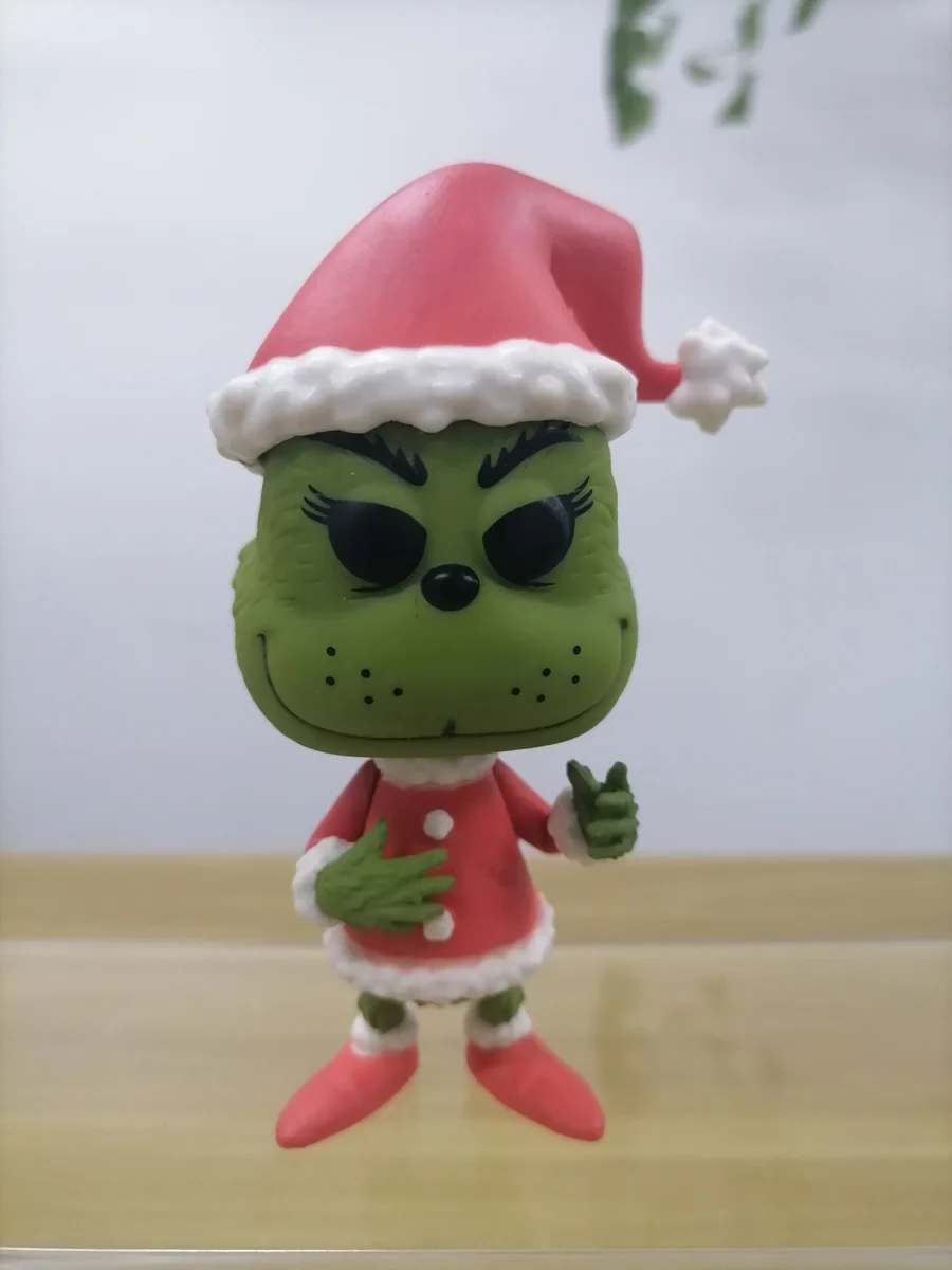 

Vinyl Figurine Film Grinchi Stole Christmas Collections Action Figure Table Ornaments Children Birthday Gifts