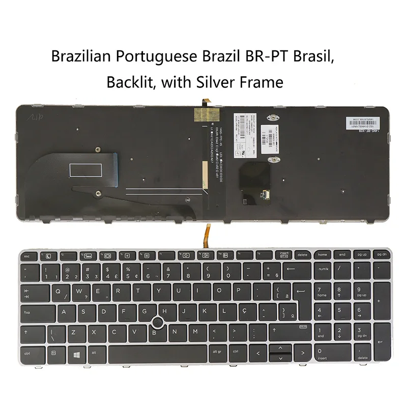 Клавиатура для HP Elitebook 755 G3 G4/ 850 Zbook 15u G4 821157-201 -071 США испанский русский бразильский