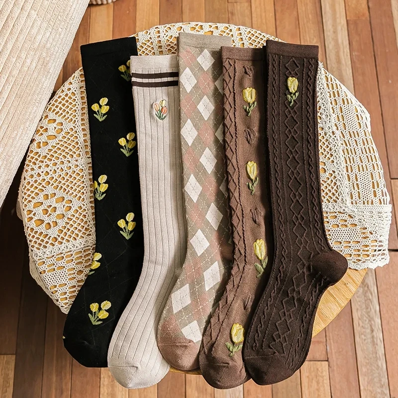

WZDM436B4 Luxury Brand Designer Autumn Winter Men Women Cotton Socks New Style Soft Breathable Outdoor Sports Warm Long Socks