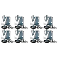 8x leveling feet heavy duty furniture levelers adjustable table leg leveler with lock nuts
