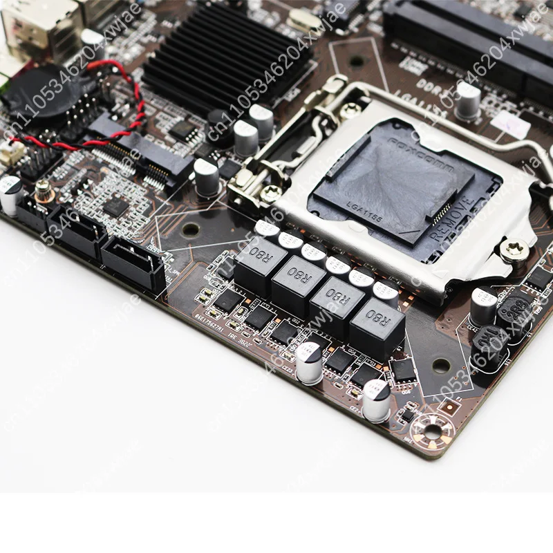 Фото Промышленная материнская плата H61 ITX LGA1155 17x17 см Поддержка памяти DDR3 для мини-ПК-системы №3