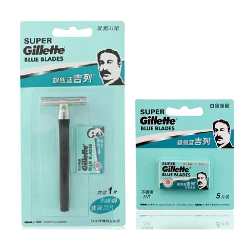 Gillette Super Blue Стальная бритва