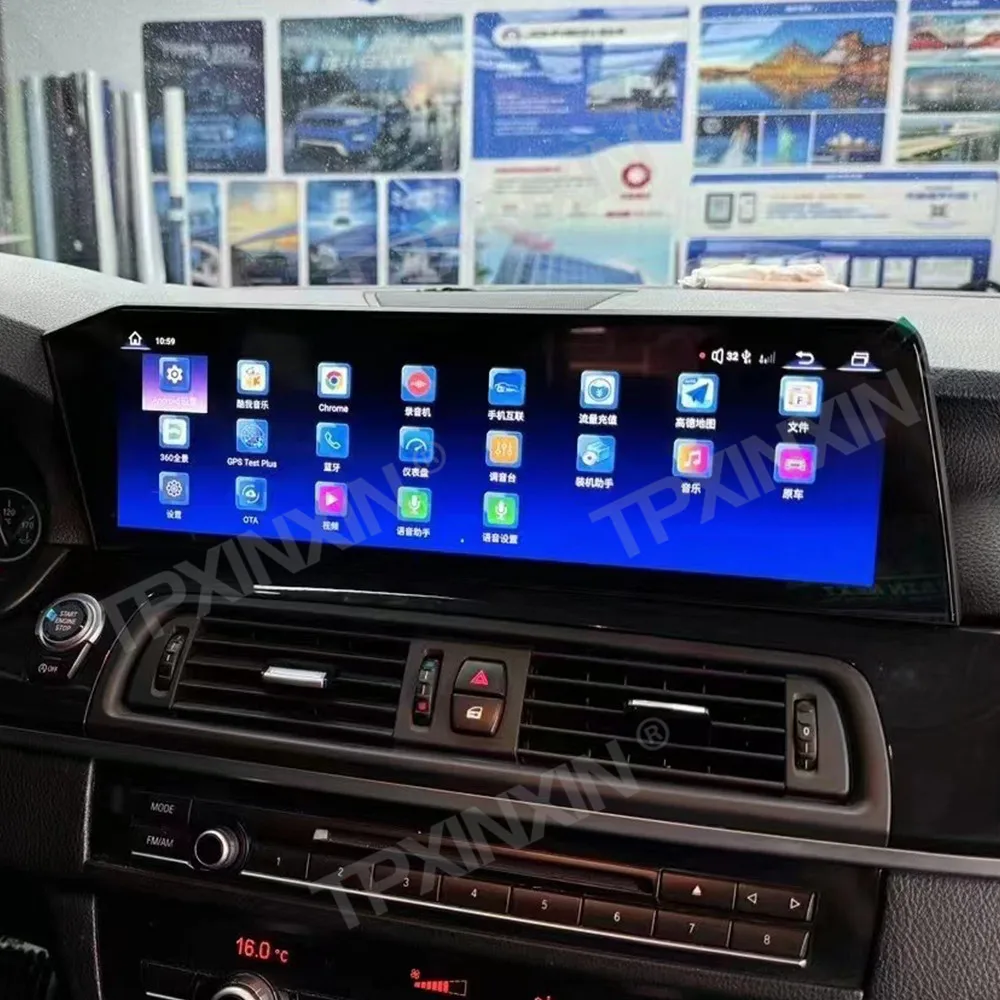 Автомагнитола с Android мультимедиа для BMW 5 серии 2010 2011 2012 2013 2014 2016 2017 GPS-навигатор