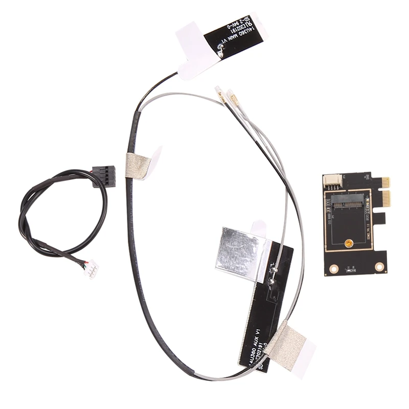 

M.2 Wifi Adapter M2 NGFF Key A E To Pci Express PCI-E 1X NGFF Support 2230 Wireless Network Card For AX200 9260AC 8265AC