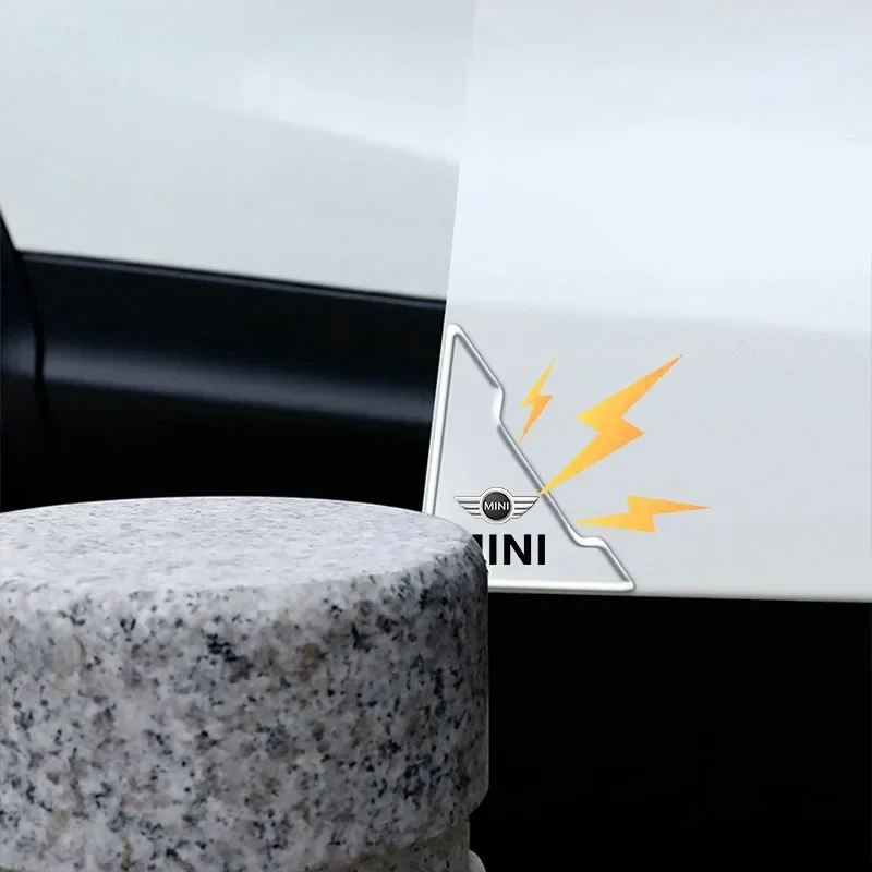 2 шт. прозрачная угловая крышка двери автомобиля защитная наклейка от царапин для