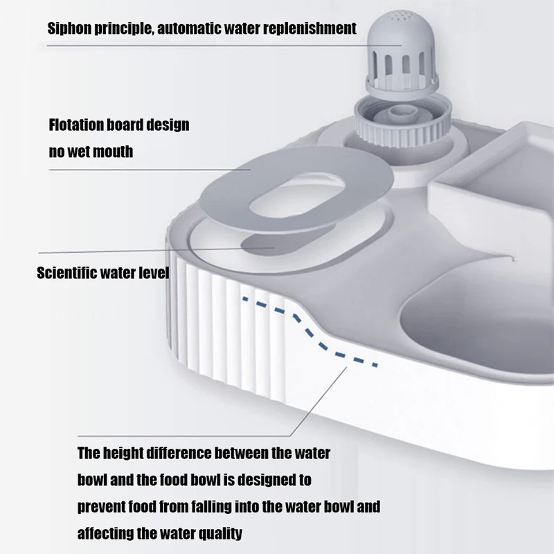 3 л миска для домашних животных корм кошек автоматическая кормушка собак с