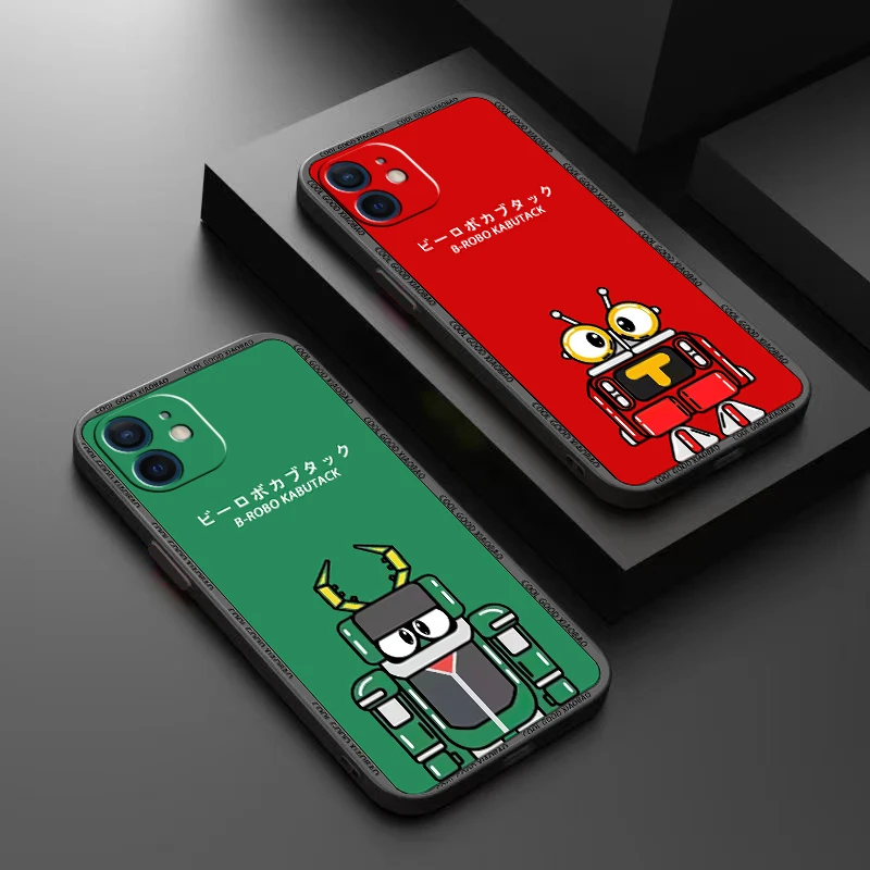 

B-Robo Kabutack Phone Case For Funda iPhone 13 12 11 Pro Max Mini X XR XS Max 6 6s 7 8 Plus Coque Back Liquid Silicon Carcasa