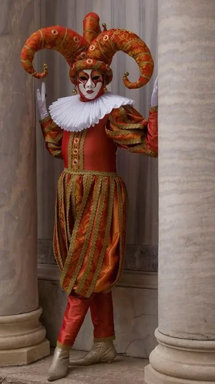 Женский и мужской модный костюм клоуна со шляпой полный комплект карнавальные